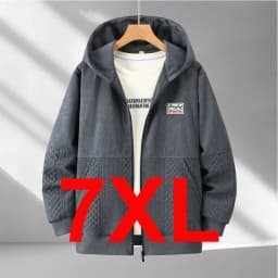 Zippered Hoodie Men Plus Size 12XL 10XL Spring Autumn Hoodie Jacket Male Big Size 12XL