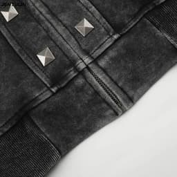 Early Autumn New American High Street Washed Used Willow Nail Hoodie Loose Casual Sports Top Unisex Women Clothing Y2K