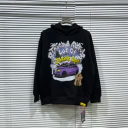 High Street Character Letter Print Hooded Hoodies for Men and Women Ropa Hombre Loose Baggy Autumn Sweatshirts Oversized