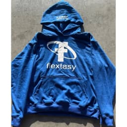 2000s Fashion Harajuku Hoodie Print Casual Gothic Klein Blue Streetwear Unisex New Trendy Hip Hop Sweatshirt Oversized Clothes