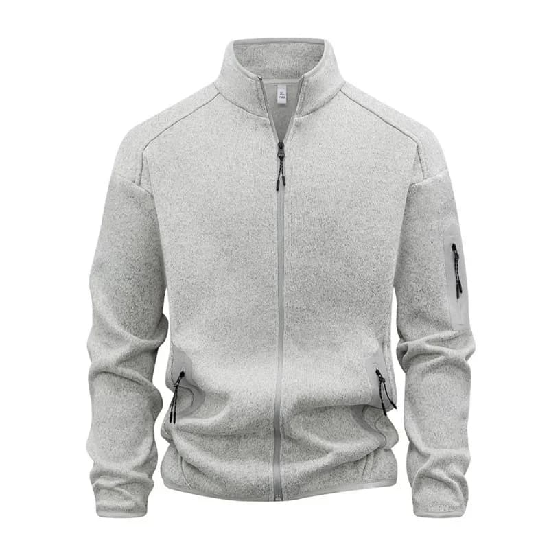 Spring Autumn Men's Fashion Hoodies Outwear Long Sleeve Stand Collar Cardigan Coat Hoodie Male Casual Sports Zipper Jacket Man