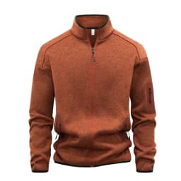 Spring Autumn Men's Fashion Hoodies Outwear Long Sleeve Stand Collar Cardigan Coat Hoodie Male Casual Sports Zipper Jacket Man