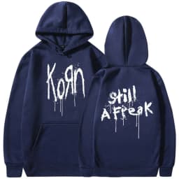 Korn Music Concert Rock Band WORLD TOUR Hoodie Men's Vintage Metal Gothic Oversized Sweatshirt Punk Hip Hop Hoodies Streetwear