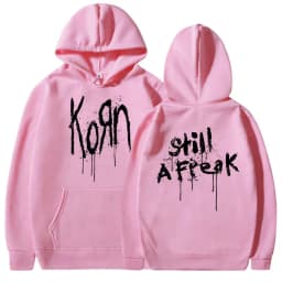 Korn Music Concert Rock Band WORLD TOUR Hoodie Men's Vintage Metal Gothic Oversized Sweatshirt Punk Hip Hop Hoodies Streetwear