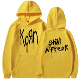Korn Music Concert Rock Band WORLD TOUR Hoodie Men's Vintage Metal Gothic Oversized Sweatshirt Punk Hip Hop Hoodies Streetwear