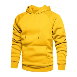 Yellow Hoodies / Sweatshirts Men Tops Hoodie Hip Hop Streetwear Outwear Autumn Winter Long Sleeve Hoody Male Pullover Tracksuit