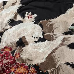 PFNW Chinese Style 2025 New Sweatshirt Men's Nine-tailed Fox Embroidery Hooded Tops Japanese Trend  Spring Loose Hoodies 28W5781