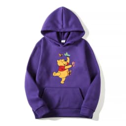 Winnie the Pooh Men Hoodie Japanese Cartoon Anime Women Pullover New Casual Autumn Winter Couple Oversized Sweatshirts