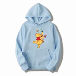 Winnie the Pooh Men Hoodie Japanese Cartoon Anime Women Pullover New Casual Autumn Winter Couple Oversized Sweatshirts