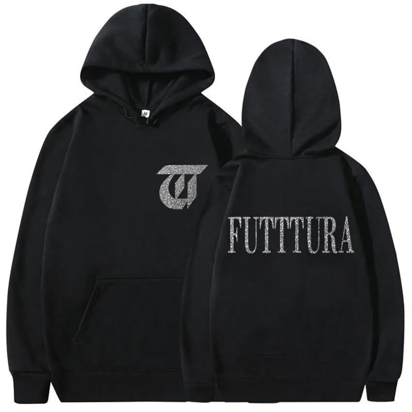Singer TINI STOESSEL Futtura Tour Album 2025 Merch Hoody Unisex Loose Cozy Fleece Sweatshirt Fashion Pop Music Long Sleeve Hoody
