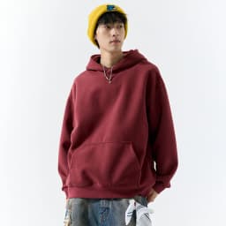 DUKEEN 450G Heavyweight Men's Hoodies 2025 Spring and Autumn Basic Solid Color Sport Hooded Jacket High Quality Men's Clothing