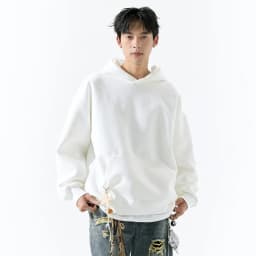 DUKEEN 450G Heavyweight Men's Hoodies 2025 Spring and Autumn Basic Solid Color Sport Hooded Jacket High Quality Men's Clothing