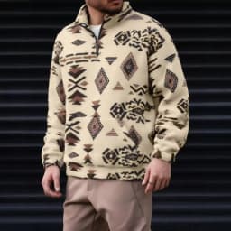 Winter New Trendy Printed and Velvet Thickened Warm Hoodie for Men's Casual Loose Sports Large Size High Quality Coat M-3XL