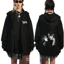 Rock Band My Chemical Romance Mcr Dead Zipper Hoodie Black Parade Punk Emo Zip Up Hoodies Men Fashion Vintage Oversized Pullover