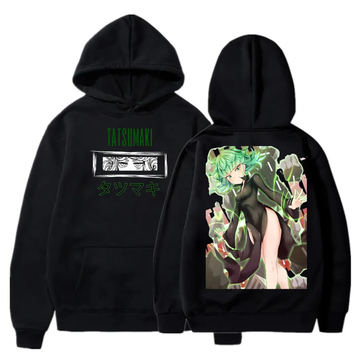 One Punch Man Anime Clothing Tatsumaki Funny Printed Hooded Men Women Oversized Hoodies Casual Sweatshirt Harajuku Male Pullover