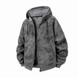 Men Tie Dye Brushed Hooded Sweatshirt Men Full Zip Opening Jacket Men Fleece Lined Sports Versatile Outerwear Male Overcoat