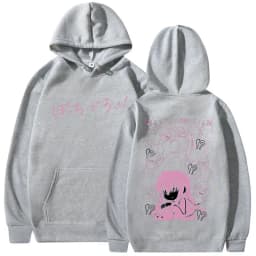 Japanese Manga Bocchi The Rock Hoodies Anime Gotoh Hitori Graphic Sweatshirts Men Women Harajuku Oversized Long Sleeves Pullover