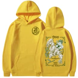Anime Jojo Bizarre Adventure Hoodies Dio Brando Jotaro Kujo Manga Graphic Sweatshirts Men's Women Long Sleeves Fleece Pullovers