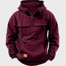 2024 Vintage Men Hoodie Sweatshirt Street Man Clothing Men's Oversized Hooded Pullover Male Retro Harajuku Solid Color Hoody