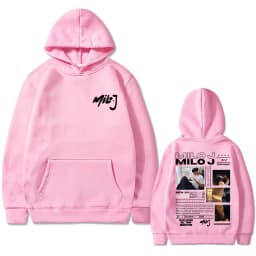 Rapper Milo J 111 Album Graphic Hoodie Men Women Hip Hop Fashion Oversized Hooded Sweatshirt Men's Casual Fleece Cotton Hoodies