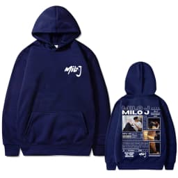 Rapper Milo J 111 Album Graphic Hoodie Men Women Hip Hop Fashion Oversized Hooded Sweatshirt Men's Casual Fleece Cotton Hoodies