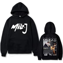 Rapper Milo J 111 Album Graphic Hoodie Men Women Hip Hop Fashion Oversized Hooded Sweatshirt Men's Casual Fleece Cotton Hoodies