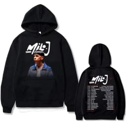 Rapper Milo J 111 Album Graphic Hoodie Men Women Hip Hop Fashion Oversized Hooded Sweatshirt Men's Casual Fleece Cotton Hoodies