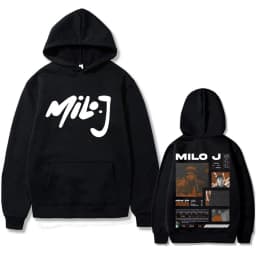 Rapper Milo J 111 Album Graphic Hoodie Men Women Hip Hop Fashion Oversized Hooded Sweatshirt Men's Casual Fleece Cotton Hoodies