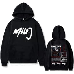 Rapper Milo J 111 Album Graphic Hoodie Men Women Hip Hop Fashion Oversized Hooded Sweatshirt Men's Casual Fleece Cotton Hoodies