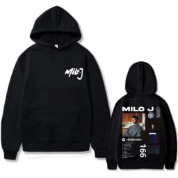 Rapper Milo J 111 Album Graphic Hoodie Men Women Hip Hop Fashion Oversized Hooded Sweatshirt Men's Casual Fleece Cotton Hoodies