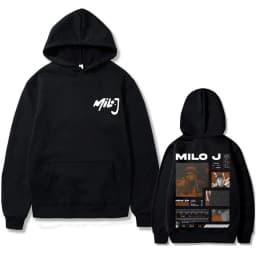 Rapper Milo J 111 Album Graphic Hoodie Men Women Hip Hop Fashion Oversized Hooded Sweatshirt Men's Casual Fleece Cotton Hoodies