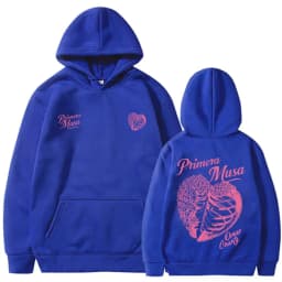 Omar Courtz Primera Musa Album Tour Merch Hoodies Men's Women Fashion Hip Hop Hooded Sweatshirts Fleece Oversized Pullovers Coat
