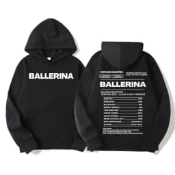 Funny Ballet Dancer Gift Letters Print Hoodies Men Women Clothing Fashion Aesthetic Sweatshirts Fleece Casual Long Sleeve Hoodie