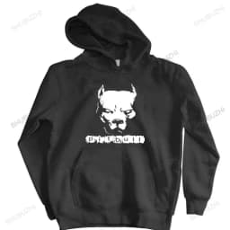 autumn winter hoodies New PITBULL American Pit Bull Spiked Dog Collar warm coat men brand hoody