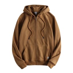 Autumn New American Retro Long Sleeve Hooded Cardigan Hoodies Men's Fashion Pure Cotton Washed Loose Casual Sports Sweatshirts