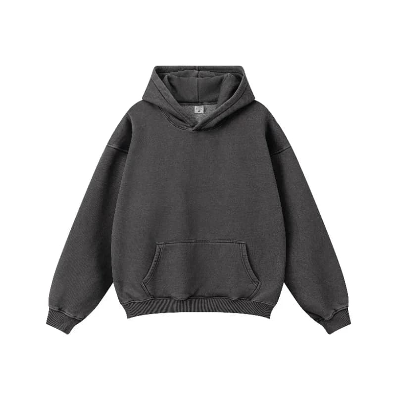 600G Snow Wash Cotton Hoodies Female 2025 Color Pullovers Hip Hop Loose Pullovers Multicolor Comfortable Couple Top