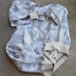 Autumn light color loose classic style 2025 new elastic zipper camouflage casual street high-end hip-hop street jacket