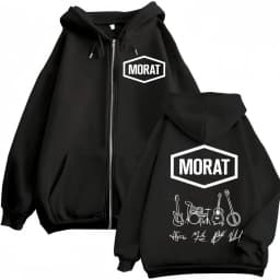 Morat Colombia Band Merch Zipper Hoodies Men Women Clothing Fashion Rock Zip Up Sweatshirts High Quality Fleecce Loose Pullovers