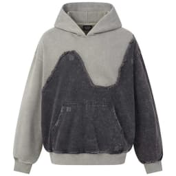 Vintage Patchwork Hoodies Men Streetwear Harajuku Hip Hop Hoodie Unisex Casual Loose Y2K Hoodies Pullover Sweatshirts