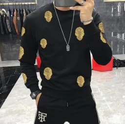 New Casual 100% cotton Rhinestones HOODIE Hip Hop Street wear Sweatshirts Skateboard Men Pullover Hoodies Male