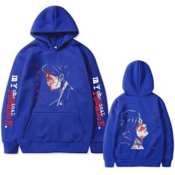 My Chemical Romance Band Hoodie Three Cheers for Sweet Revenge Print Pullover Hoodies Men Women Rock Punk Emo Hooded Sweatshirt