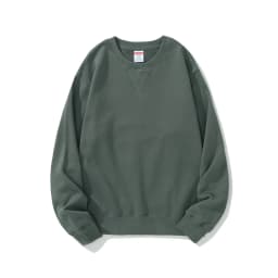 380g Heavy Weight Men Sweatshirt Fashion Dropped Shoulder Multi-Color Couple Unisex Sport Casual Trendy o-Neck Youth Pullovers