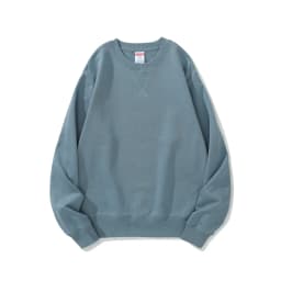 380g Heavy Weight Men Sweatshirt Fashion Dropped Shoulder Multi-Color Couple Unisex Sport Casual Trendy o-Neck Youth Pullovers