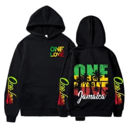 Bob Marley Hoodies Legend Reggae Music One Love Loose Hooded Sweatshirts Men Women Clothing Fashion Long Sleeve Oversized Hoodie