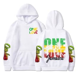 Bob Marley Hoodies Legend Reggae Music One Love Loose Hooded Sweatshirts Men Women Clothing Fashion Long Sleeve Oversized Hoodie