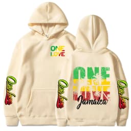 Bob Marley Hoodies Legend Reggae Music One Love Loose Hooded Sweatshirts Men Women Clothing Fashion Long Sleeve Oversized Hoodie