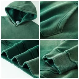 Autumn and Winter Acid Wash Spray Dyeing Baggy Hoodies Distressed Hip Hop Gradient Pullover Unisex Oversize Hooded Sweatshirts