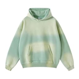 Autumn and Winter Acid Wash Spray Dyeing Baggy Hoodies Distressed Hip Hop Gradient Pullover Unisex Oversize Hooded Sweatshirts