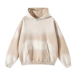 Autumn and Winter Acid Wash Spray Dyeing Baggy Hoodies Distressed Hip Hop Gradient Pullover Unisex Oversize Hooded Sweatshirts