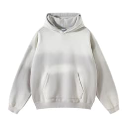 Autumn and Winter Acid Wash Spray Dyeing Baggy Hoodies Distressed Hip Hop Gradient Pullover Unisex Oversize Hooded Sweatshirts